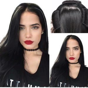 Women's Synthetic Hair Extension Clips (Natural Straight Hair)